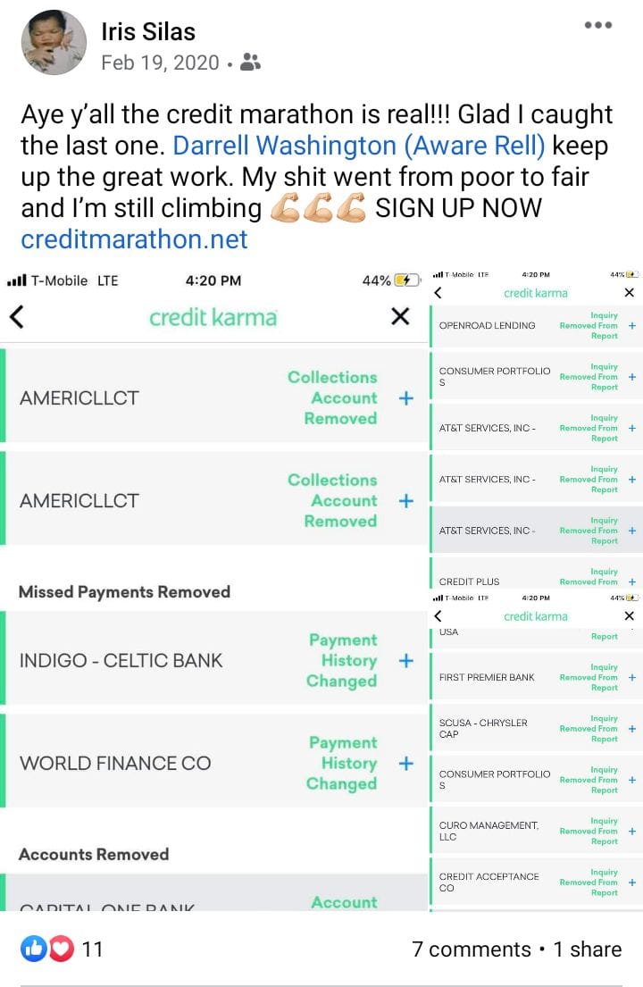 Credit Work client review